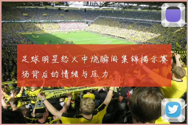 足球明星怒火中烧瞬间集锦揭示赛场背后的情绪与压力